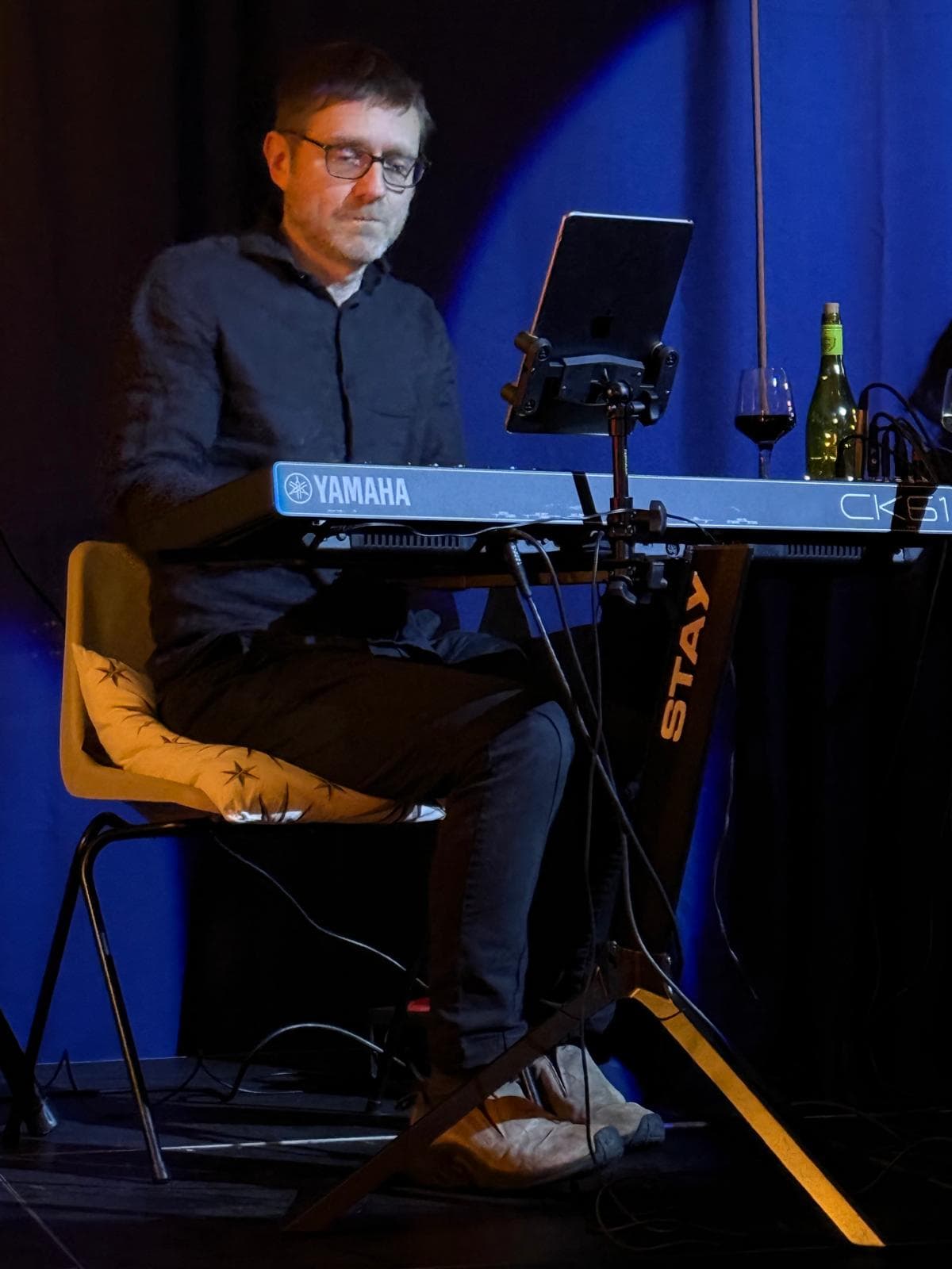 Pianist with the house band